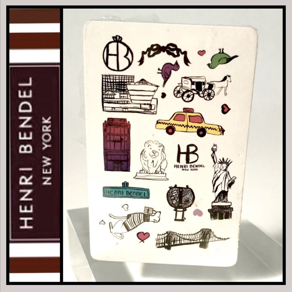 Henri Bendel Playing Cards rare never been opened